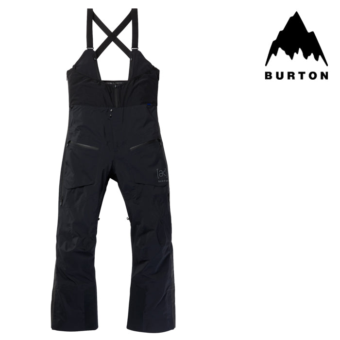 日本正規品 スノーボード ウェア バートン パンツ 23-24 BURTON MEN'S [AK] TUSK GORE-TEX PRO 3L HI-TOP BIB PANTS True Black メンズ ビブパンツ