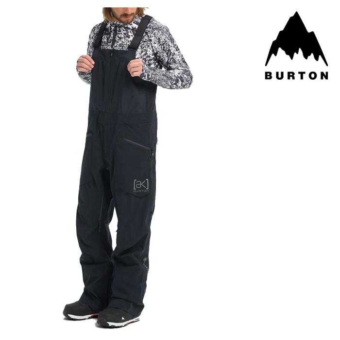 日本正規品 スノーボード ウェア バートン パンツ 23-24 BURTON MEN'S [AK] FREEBIRD GORE-TEX 3L STRETCH BIB PANTS True Black メンズ ビブパンツ