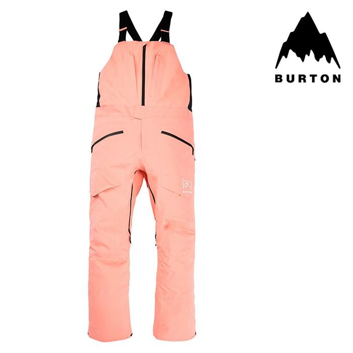 日本正規品 スノーボード ウェア バートン パンツ 23-24 BURTON MEN'S [AK] FREEBIRD GORE-TEX 3L STRETCH BIB PANTS Reef Pink メンズ ビブパンツ