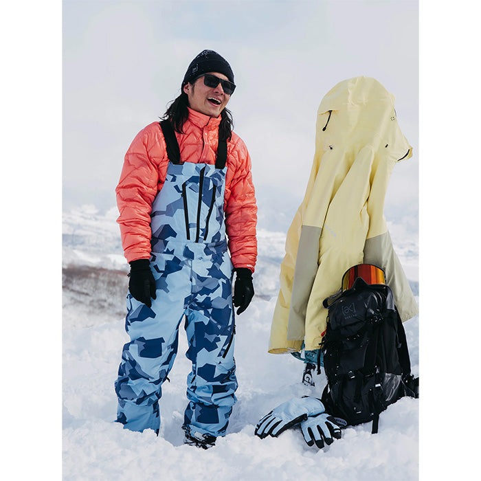 日本正規品 スノーボード ウェア バートン パンツ 23-24 BURTON MEN'S [AK] CYCLIC GORE-TEX 2L BIB PANTS Geocamo サイクリック ゴアテックス ビブパンツ