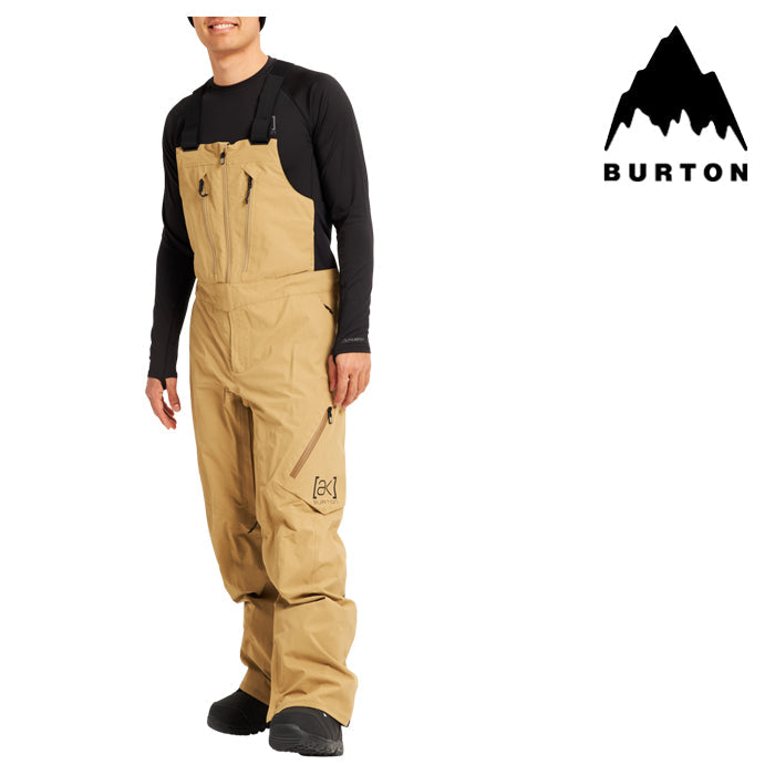 日本正規品 スノーボード ウェア バートン パンツ 23-24 BURTON MEN'S [AK] CYCLIC GORE-TEX 2L BIB PANTS Kelp サイクリック ゴアテックス ビブパンツ