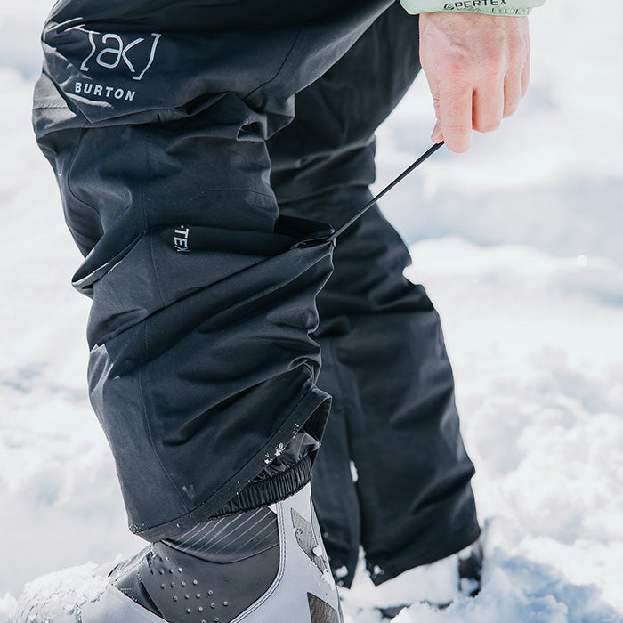 日本正規品 スノーボード ウェア バートン パンツ 23-24 BURTON MEN'S [AK] SWASH GORE-TEX 2L PANTS True Black スウォッシュ メンズ 男性 ゴアテックス