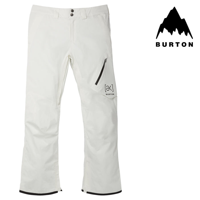 日本正規品 スノーボード ウェア バートン パンツ 23-24 BURTON MEN'S [AK] CYCLIC GORE-TEX 2L PANTS Stout White サイクリック メンズ 男性 ゴアテックス
