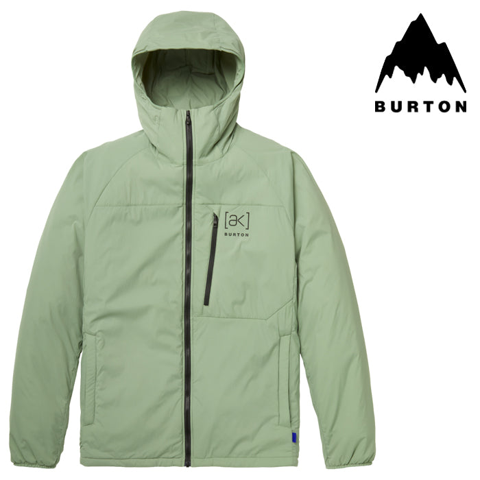 日本正規品 スノーボード ウェア バートン ジャケット 23-24 BURTON MEN'S [AK] HELIUM HOODED STRETCH INSULATED JACKET Hedge Green メンズ 男性