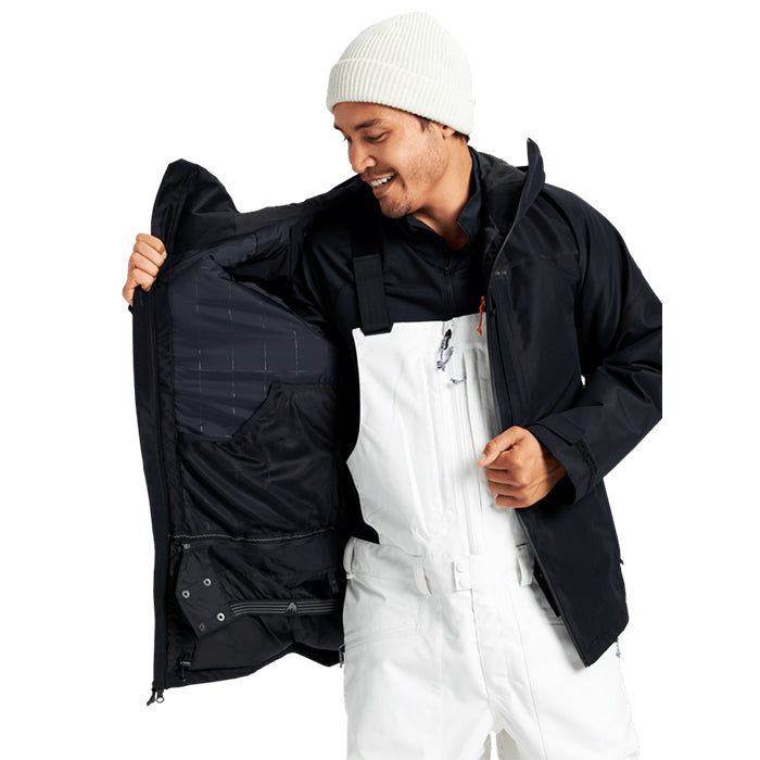 日本正規品 スノーボード ウェア バートン ジャケット 23-24 BURTON MEN'S PILLOWLINE GORE-TEX 2L JACKET True Black メンズ 男性 ゴアテックス