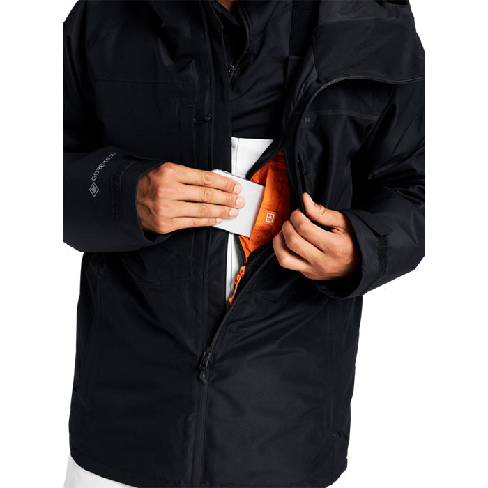 日本正規品 スノーボード ウェア バートン ジャケット 23-24 BURTON MEN'S PILLOWLINE GORE-TEX 2L JACKET True Black メンズ 男性 ゴアテックス