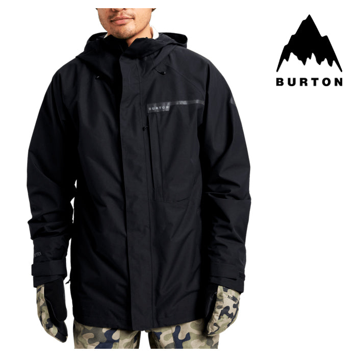 日本正規品 スノーボード ウェア バートン ジャケット 23-24 BURTON MEN'S POWLINE GORE-TEX 2L JACKET True Black メンズ 男性 ゴアテックス