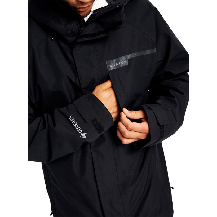 日本正規品 スノーボード ウェア バートン ジャケット 23-24 BURTON MEN'S POWLINE GORE-TEX 2L JACKET True Black メンズ 男性 ゴアテックス