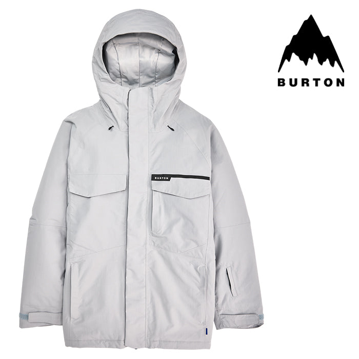 日本正規品 スノーボード ウェア バートン ジャケット 23-24 BURTON MEN'S COVERT 2.0 JACKET Silver Sconce メンズ 男性