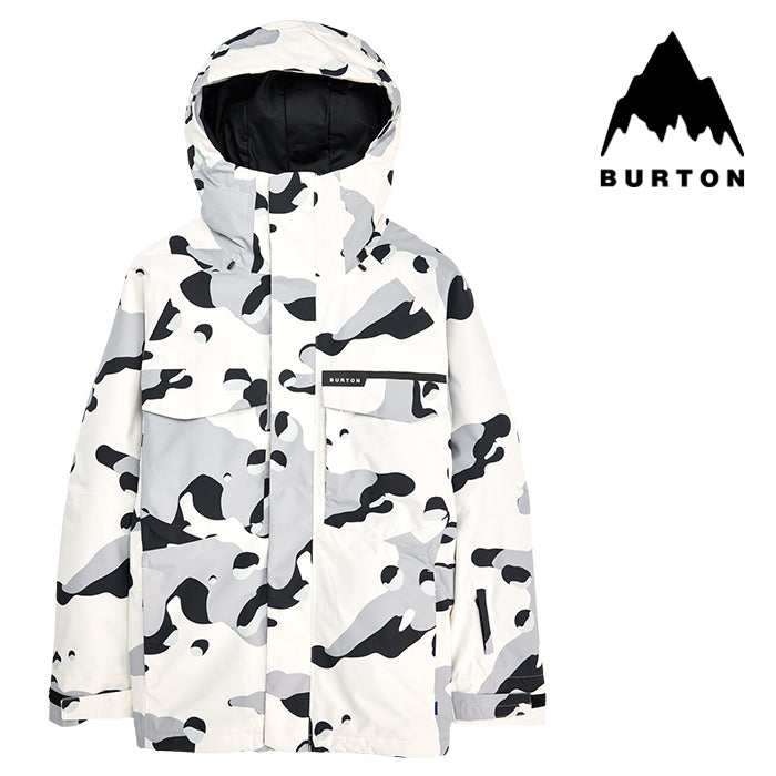 日本正規品 スノーボード ウェア バートン ジャケット 23-24 BURTON MEN'S COVERT 2.0 JACKET Stout White Cookie Camo メンズ 男性