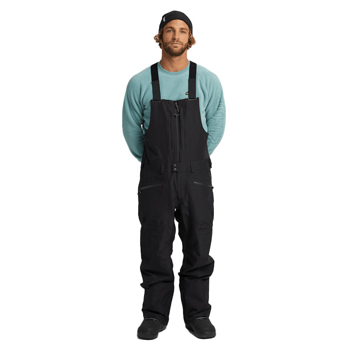 日本正規品 スノーボード ウェア バートン パンツ 23-24 BURTON MEN'S RESERVE GORE-TEX 2L BIB PANTS True Black メンズ 男性 ゴアテックス ビブパンツ