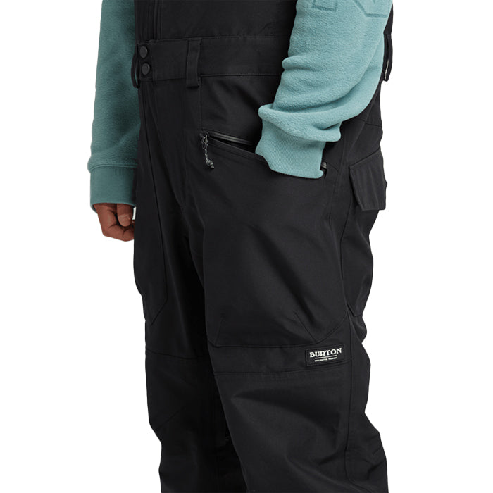 日本正規品 スノーボード ウェア バートン パンツ 23-24 BURTON MEN'S RESERVE GORE-TEX 2L BIB PANTS True Black メンズ 男性 ゴアテックス ビブパンツ