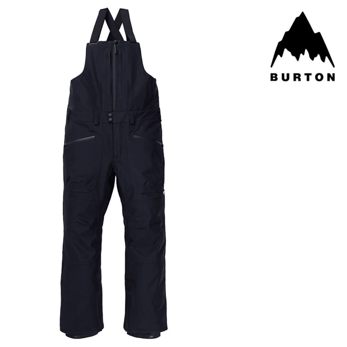 日本正規品 スノーボード ウェア バートン パンツ 23-24 BURTON MEN'S RESERVE GORE-TEX 2L BIB PANTS True Black メンズ 男性 ゴアテックス ビブパンツ