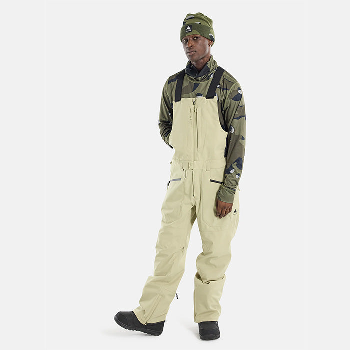 日本正規品 スノーボード ウェア バートン パンツ 23-24 BURTON MEN'S RESERVE 2L BIB PANTS MUSH