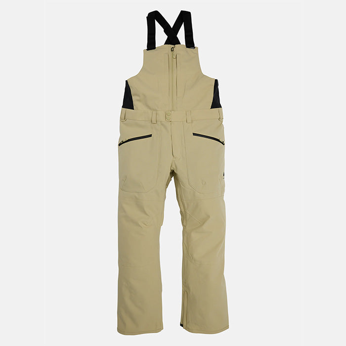 日本正規品 スノーボード ウェア バートン パンツ 23-24 BURTON MEN'S RESERVE 2L BIB PANTS MUSHROOM メンズ 男性 リザーブ ビブパンツ