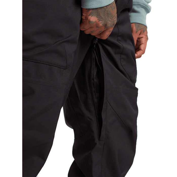 日本正規品 スノーボード ウェア バートン パンツ 23-24 BURTON MEN'S RESERVE 2L BIB PANTS True Black メンズ 男性 リザーブ ビブパンツ