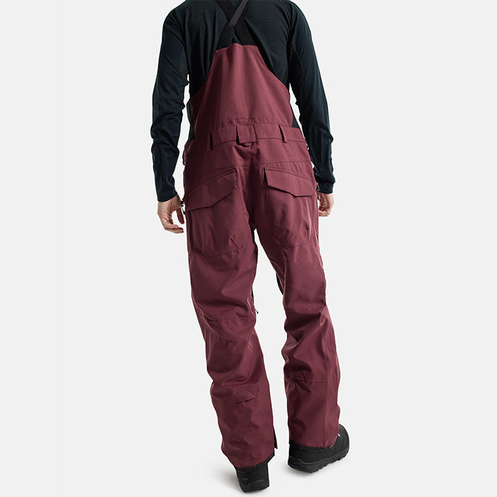 日本正規品 スノーボード ウェア バートン パンツ 23-24 BURTON MEN'S RESERVE 2L BIB PANTS Almandine メンズ 男性 リザーブ ビブパンツ