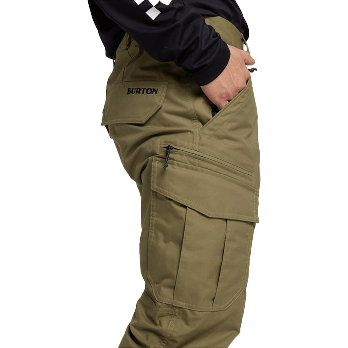 日本正規品 スノーボード ウェア バートン パンツ 23-24 BURTON MEN'S 2L CARGO PANTS - RELAXED FIT Martini Olive メンズ 男性 カーゴパンツ