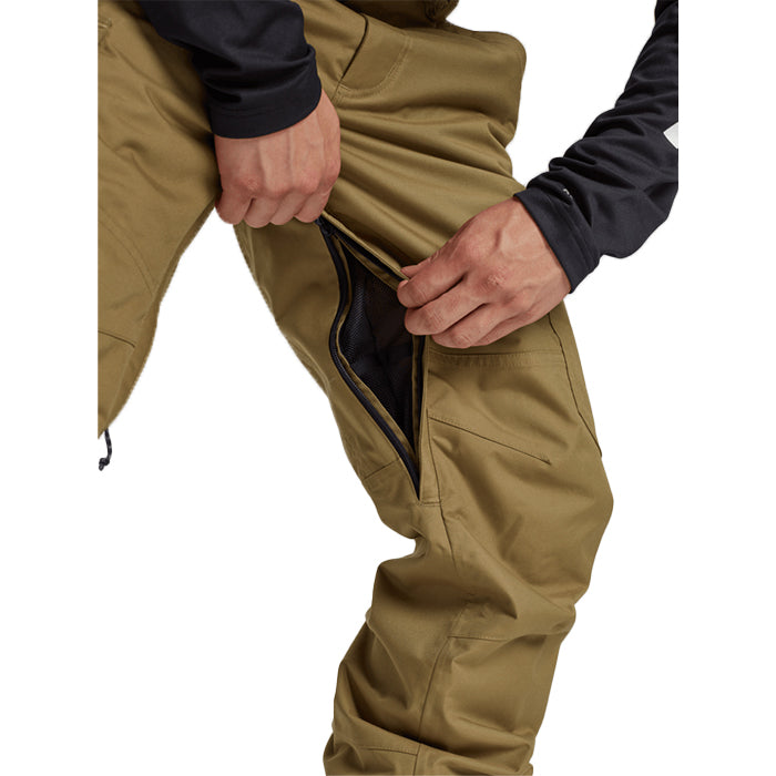 日本正規品 スノーボード ウェア バートン パンツ 23-24 BURTON MEN'S 2L CARGO PANTS - RELAXED FIT Martini Olive メンズ 男性 カーゴパンツ