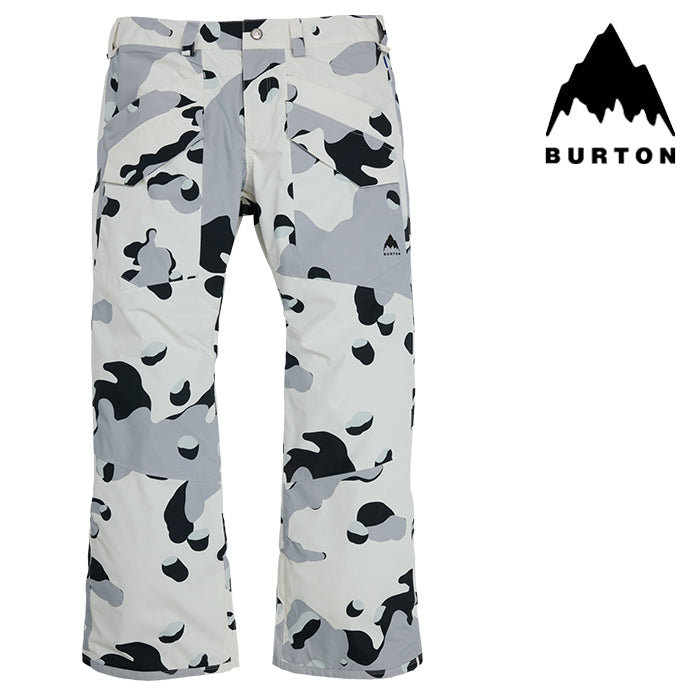 日本正規品 スノーボード ウェア バートン パンツ 23-24 BURTON MEN'S COVERT 2.0 PANTS Stout White Cookie Camo コバート パンツ メンズ 男性