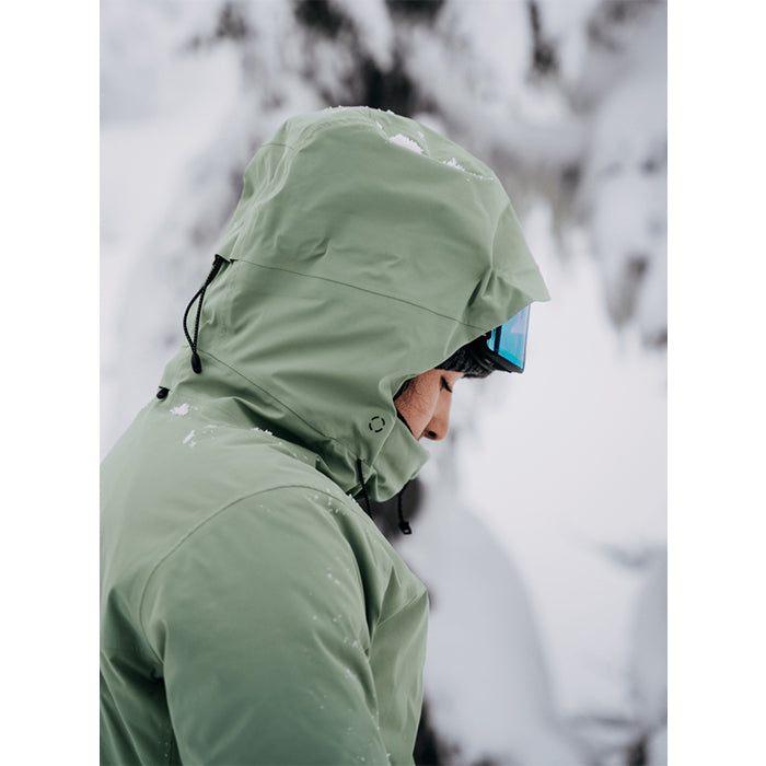 日本正規品 スノーボード ウェア バートン ジャケット 23-24 BURTON WOMEN'S [AK] EMBARK GORE-TEX 2L JACKET Hedge Green ウィメンズ 女性 ゴアテックス