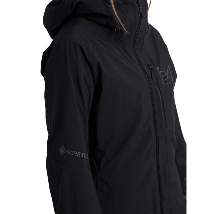 日本正規品 スノーボード ウェア バートン ジャケット 23-24 BURTON WOMEN'S [AK] UPSHIFT GORE-TEX 2L JACKET True Black ウィメンズ 女性 ゴアテックス