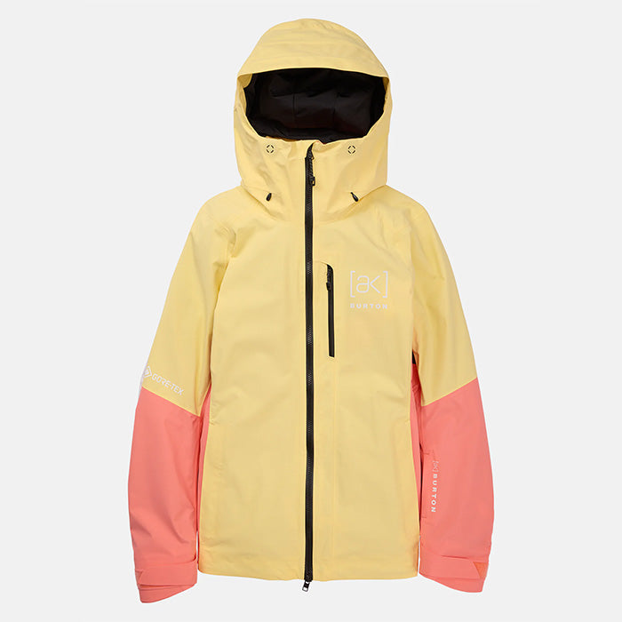 日本正規品 スノーボード ウェア バートン ジャケット 23-24 BURTON WOMEN'S [AK] UPSHIFT GORE-TEX 2L JACKET Buttermilk/Reef Pink ウィメンズ