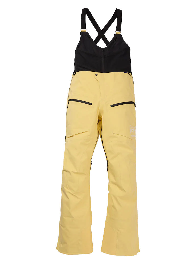 日本正規品 スノーボード ウェア バートン パンツ 23-24 BURTON WOMEN'S [AK] TUSK GORE-TEX PRO 3L HI-TOP BIB PANTS Buttermilk ウィメンズ ビブパンツ