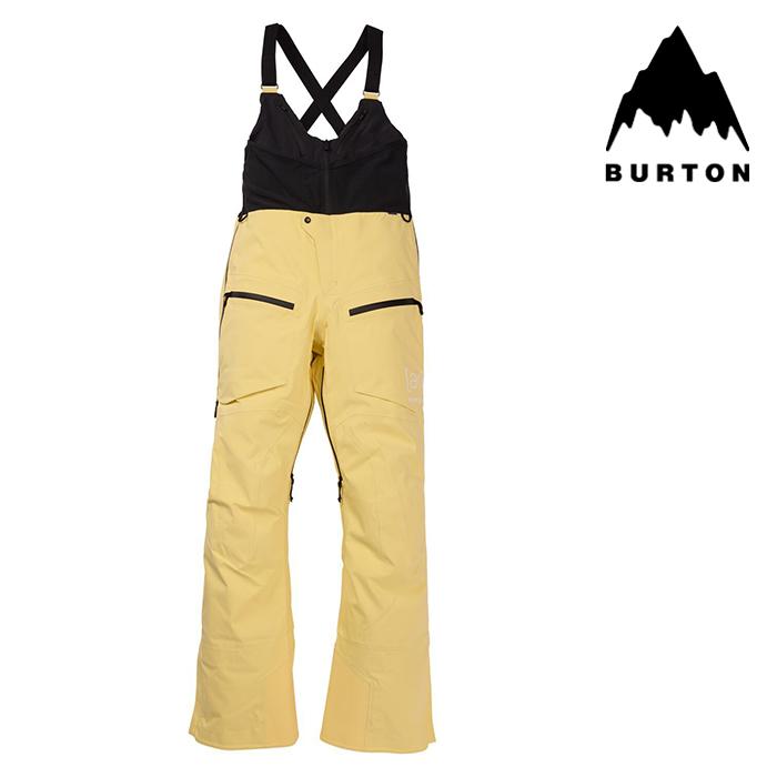 日本正規品 スノーボード ウェア バートン パンツ 23-24 BURTON WOMEN'S [AK] TUSK GORE-TEX PRO 3L HI-TOP BIB PANTS Buttermilk ウィメンズ ビブパンツ