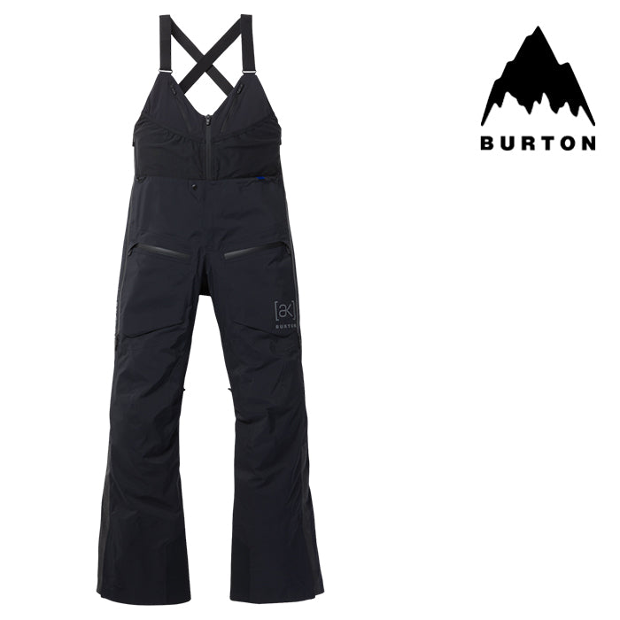 日本正規品 スノーボード ウェア バートン パンツ 23-24 BURTON WOMEN'S [AK] TUSK GORE-TEX PRO 3L HI-TOP BIB PANTS True Black ウィメンズ ビブパンツ