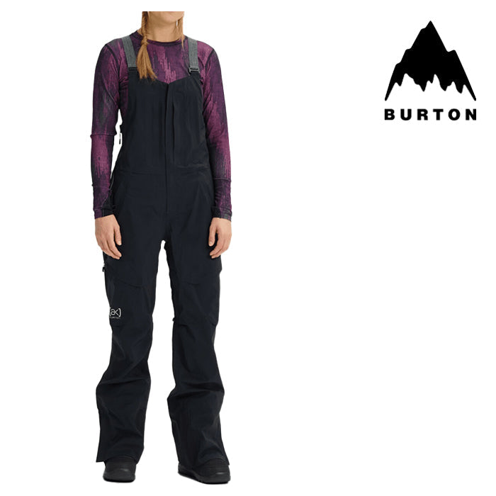 日本正規品 スノーボード ウェア バートン パンツ 23-24 BURTON WOMEN'S [AK] KIMMY GORE-TEX 3L STRETCH BIB PANTS True Black ウィメンズ ビブパンツ