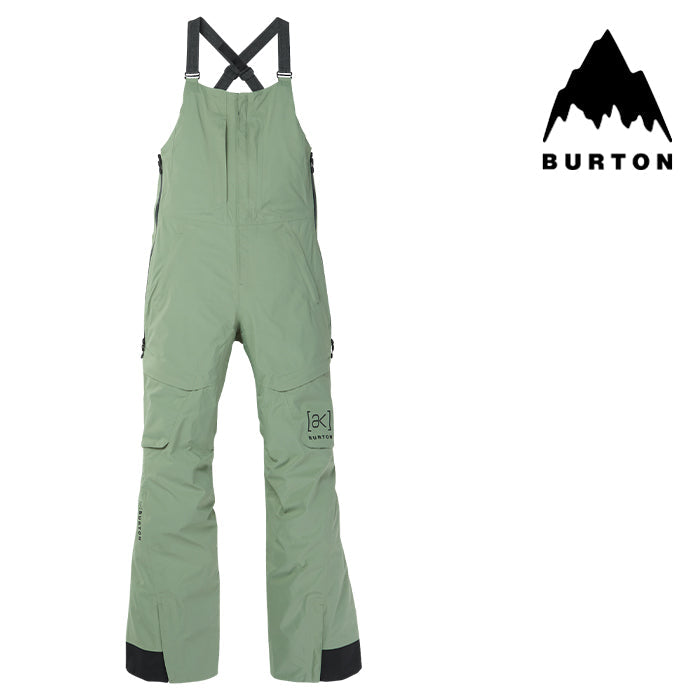 日本正規品 スノーボード ウェア バートン パンツ 23-24 BURTON WOMEN'S [AK] KIMMY GORE-TEX 2L BIB PANTS Hedge Green ウィメンズ ビブパンツ