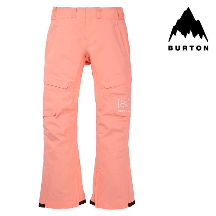 日本正規品 スノーボード ウェア バートン パンツ 23-24 BURTON WOMEN'S [AK] SUMMIT GORE-TEX 2L PANTS Reef Pink ウィメンズ 女性 ゴアテックス