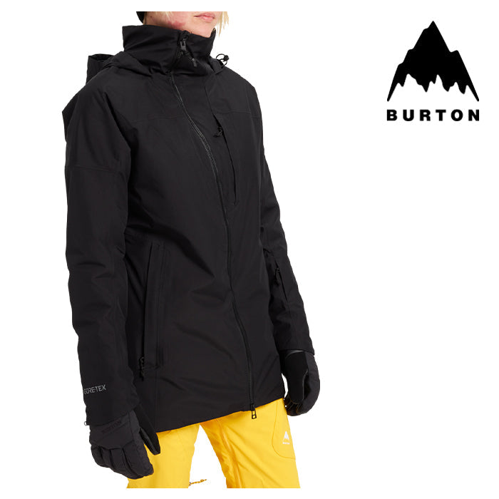 日本正規品 スノーボード ウェア バートン ジャケット 23-24 BURTON WOMEN'S PILLOWLINE GORE-TEX 2L JACKET True Black ウィメンズ 女性 ゴアテックス