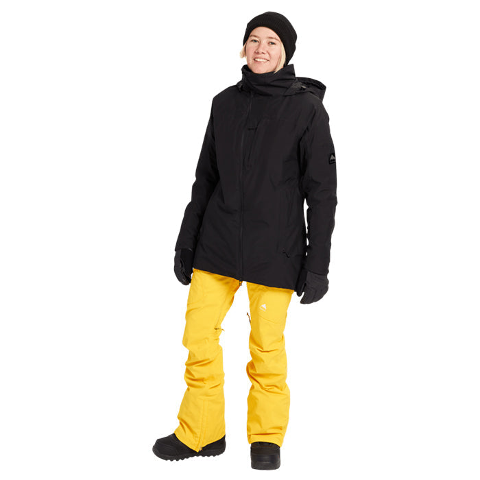 日本正規品 スノーボード ウェア バートン ジャケット 23-24 BURTON WOMEN'S PILLOWLINE GORE-TEX 2L JACKET True Black ウィメンズ 女性 ゴアテックス