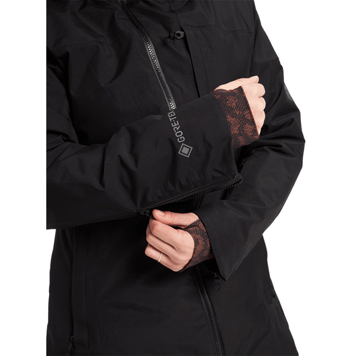 日本正規品 スノーボード ウェア バートン ジャケット 23-24 BURTON WOMEN'S PILLOWLINE GORE-TEX 2L JACKET True Black ウィメンズ 女性 ゴアテックス