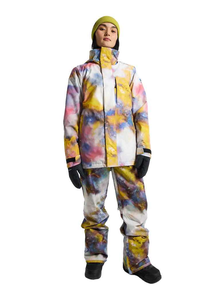 日本正規品 スノーボード ウェア バートン ジャケット 23-24 BURTON WOMEN'S JET RIDGE JACKET Stout White Voyager ウィメンズ 女性