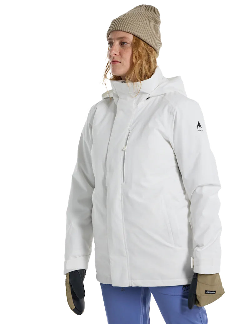 日本正規品 スノーボード ウェア バートン ジャケット 23-24 BURTON WOMEN'S JET RIDGE JACKET Stout White ウィメンズ 女性