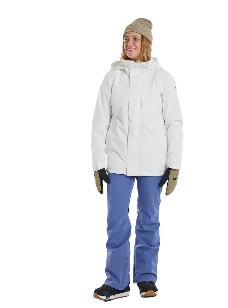 日本正規品 スノーボード ウェア バートン ジャケット 23-24 BURTON WOMEN'S JET RIDGE JACKET Stout White ウィメンズ 女性