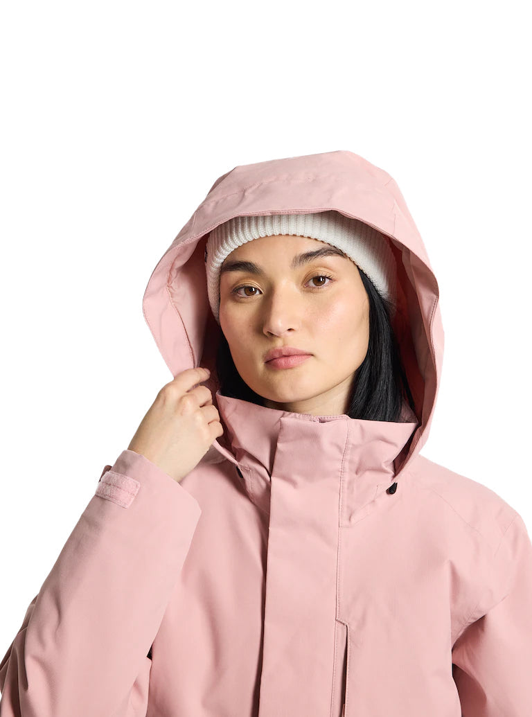 日本正規品 スノーボード ウェア バートン ジャケット 23-24 BURTON WOMEN'S JET RIDGE JACKET Powder Blush ウィメンズ 女性