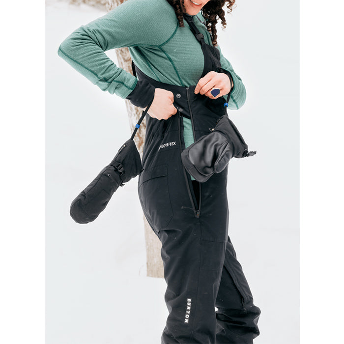 日本正規品 スノーボード ウェア バートン パンツ 23-24 BURTON WOMEN'S AVALON GORE-TEX 2L BIB PANTS True Black ウィメンズ ゴアテックス ビブパンツ
