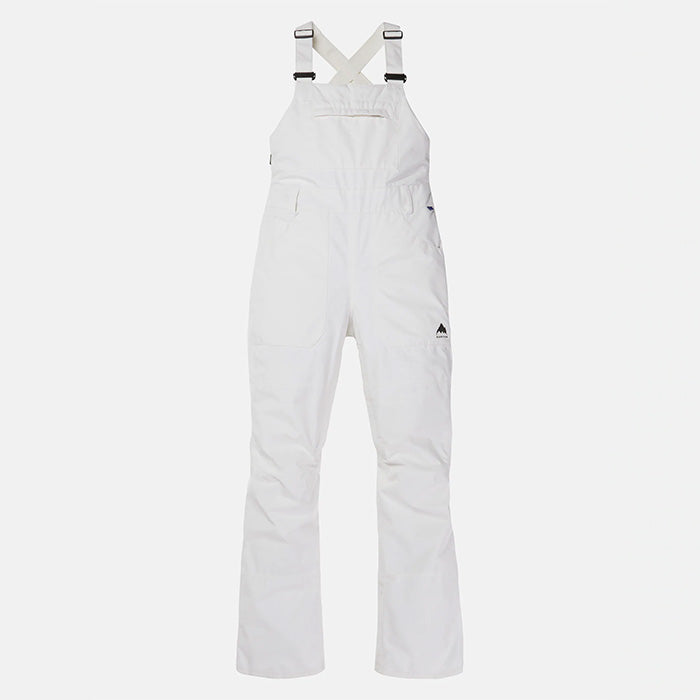 日本正規品 スノーボード ウェア バートン パンツ 23-24 BURTON WOMEN'S AVALON GORE-TEX 2L BIB PANTS Stout White ウィメンズ ゴアテックス ビブパンツ