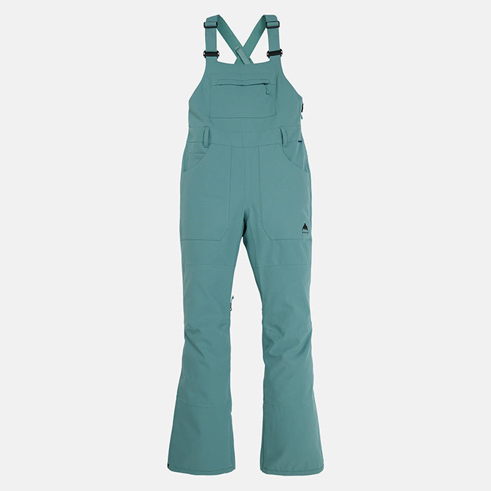 日本正規品 スノーボード ウェア バートン パンツ 23-24 BURTON WOMEN'S AVALON STRETCH 2L BIB PANTS Rock Lichen ウィメンズ 女性 ビブパンツ