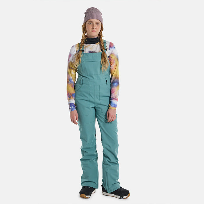 日本正規品 スノーボード ウェア バートン パンツ 23-24 BURTON WOMEN'S AVALON STRETCH 2L BIB PANTS Rock Lichen ウィメンズ 女性 ビブパンツ