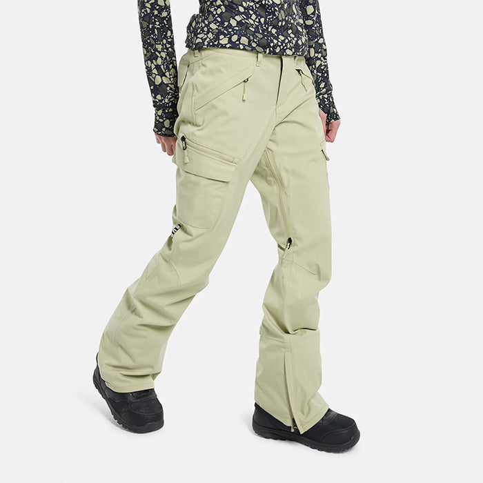 日本正規品 スノーボード ウェア バートン パンツ 23-24 BURTON WOMEN'S GLORIA STRETCH 2L PANTS MUSHROOM ウィメンズ 女性