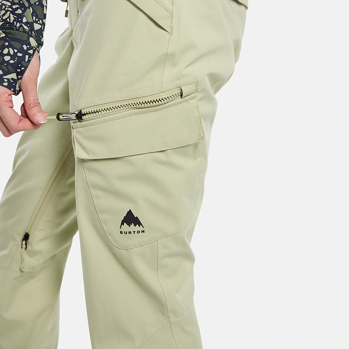 日本正規品 スノーボード ウェア バートン パンツ 23-24 BURTON WOMEN'S GLORIA STRETCH 2L PANTS MUSHROOM ウィメンズ 女性