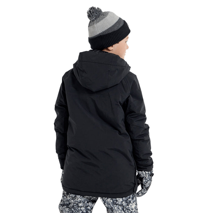 日本正規品 スノーボード ウェア バートン ジャケット 23-24 BURTON KIDS' FROSTNER 2L ANORAK JACKET True Black キッズ 子供 アノラック