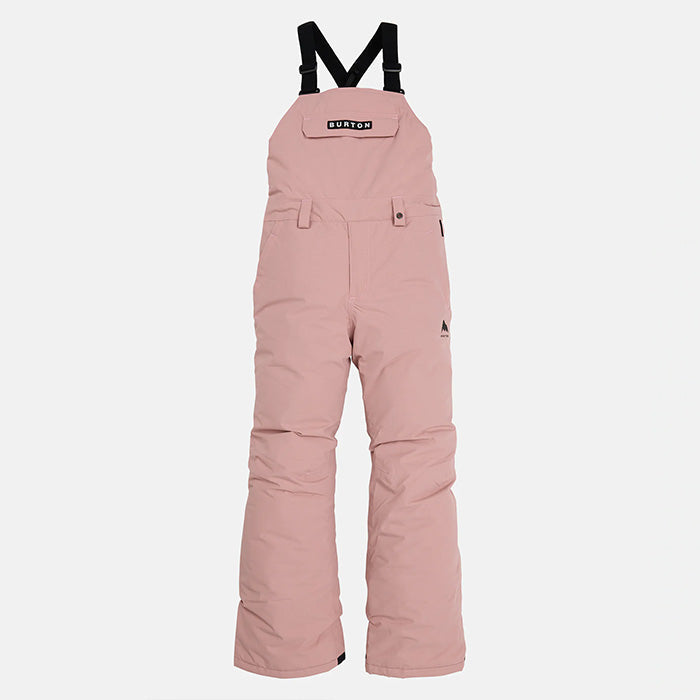 日本正規品 スノーボード ウェア バートン パンツ 23-24 BURTON KIDS' SKYLAR 2L BIB PANTS Powder Blush キッズ YOUTH 子供 ビブパンツ