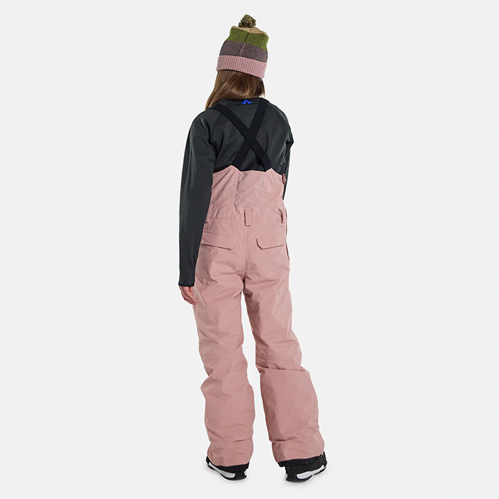 日本正規品 スノーボード ウェア バートン パンツ 23-24 BURTON KIDS' SKYLAR 2L BIB PANTS Powder Blush キッズ YOUTH 子供 ビブパンツ