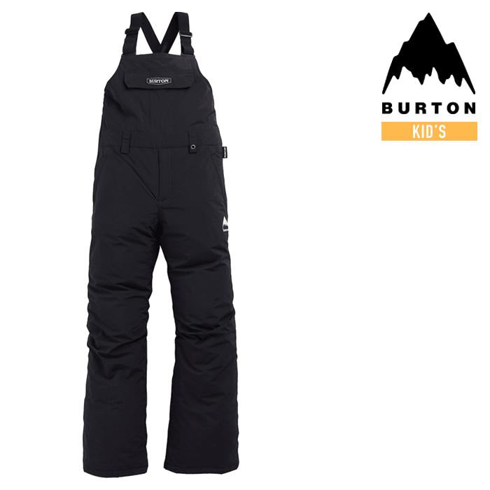 日本正規品 スノーボード ウェア バートン パンツ 23-24 BURTON KIDS' SKYLAR 2L BIB PANTS True Black キッズ YOUTH 子供 ビブパンツ